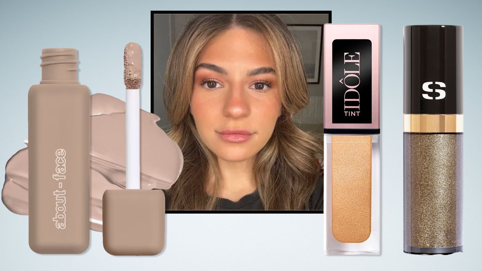 girls wearing liquid eyeshadow