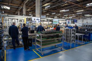 Inside the Panasonic mircowave assembly factory