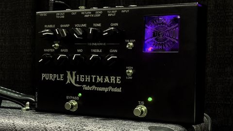 Driftwood PurpleNightmare preamp pedal