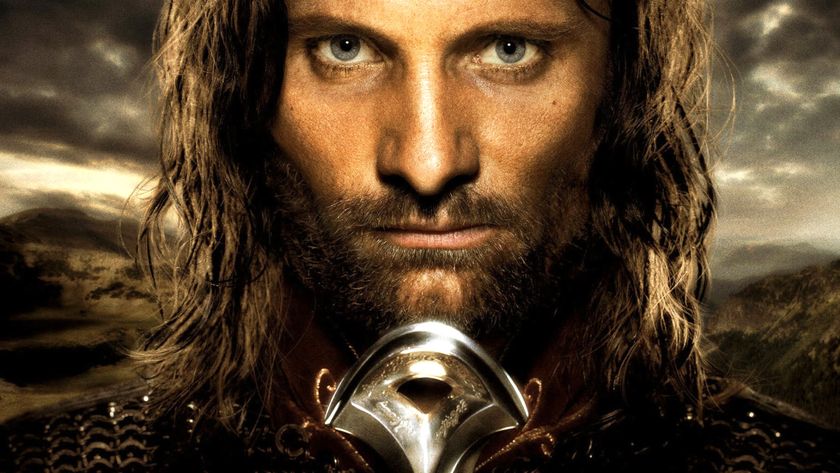 Best movies on HBO Max: Viggo Mortensen as Aragorn holding a sword during Lord of the Rings Return of the King. 