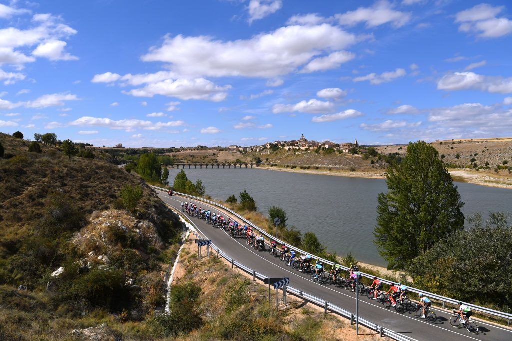The break during stage 17 of the Vuelta a Espa&ntilde;a