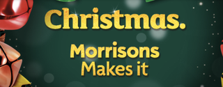 Morrisons Christmas food banner