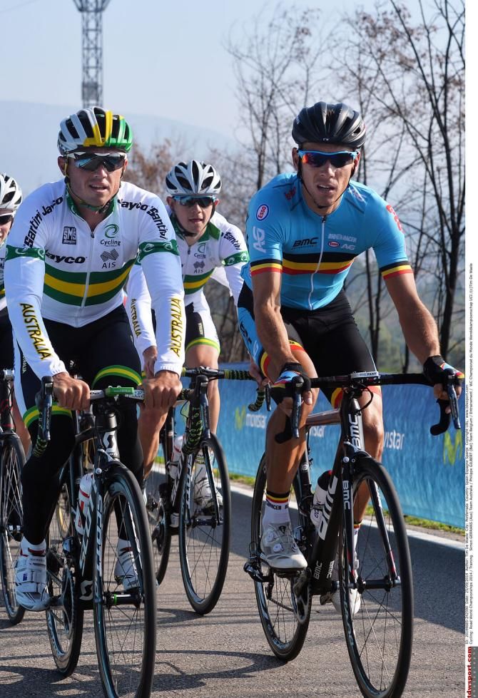 Simon Gerrans and Philippe Gilbert