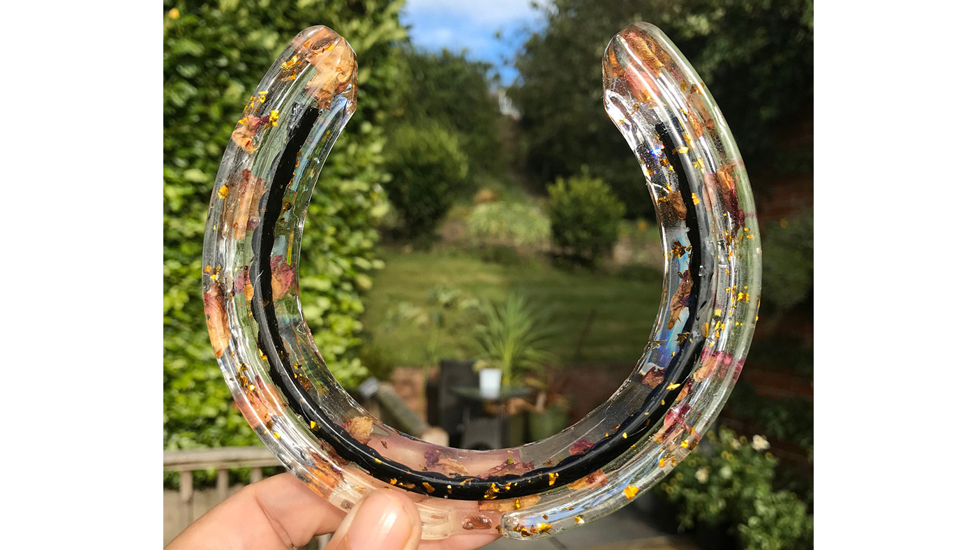 horseshoe horse hair keepsake