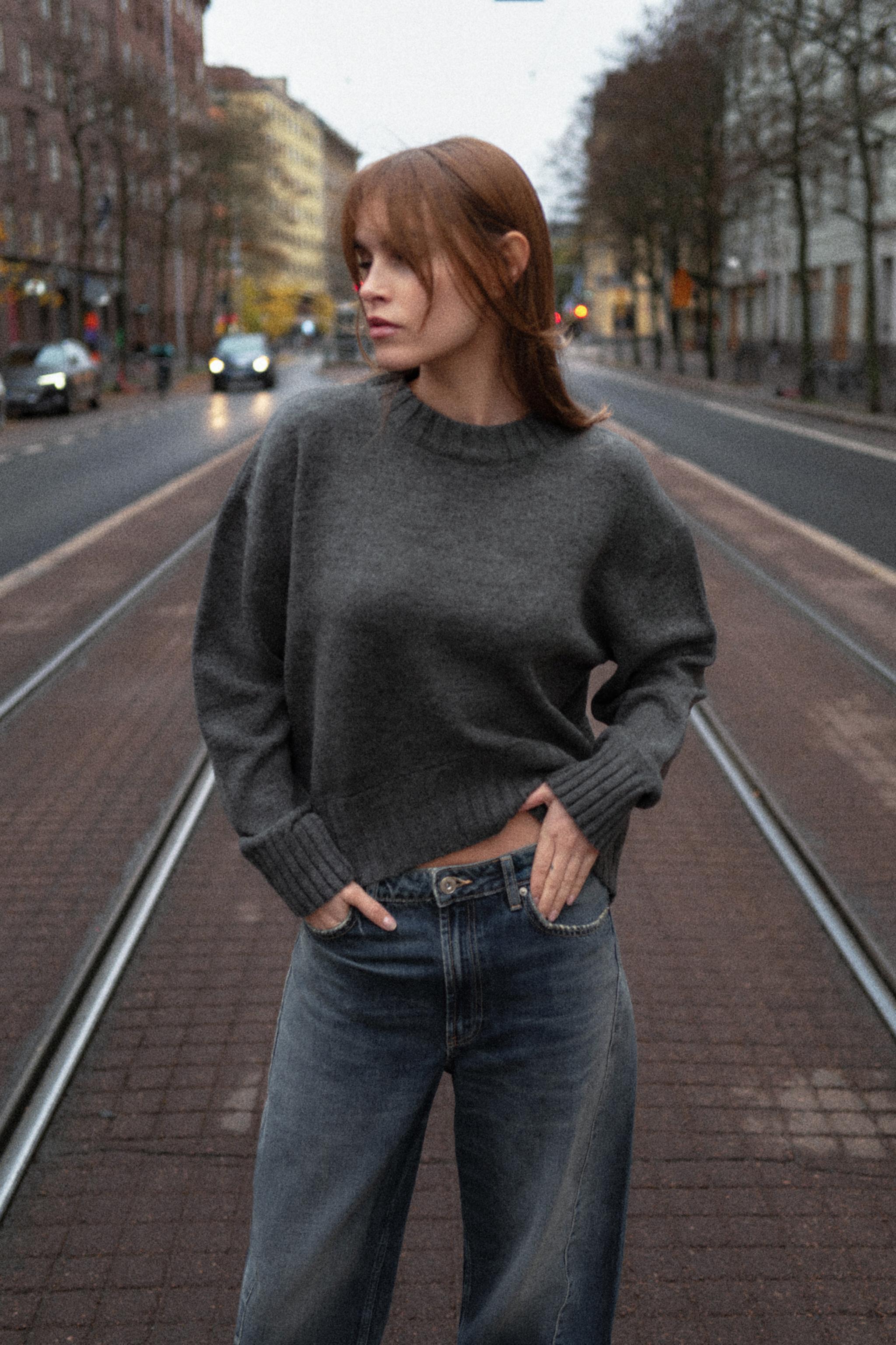 Ribbed Knit Sweater