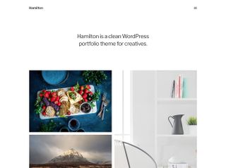 Free WordPress themes: Hamilton