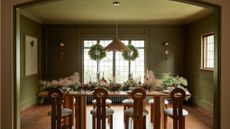 Christmas dining room