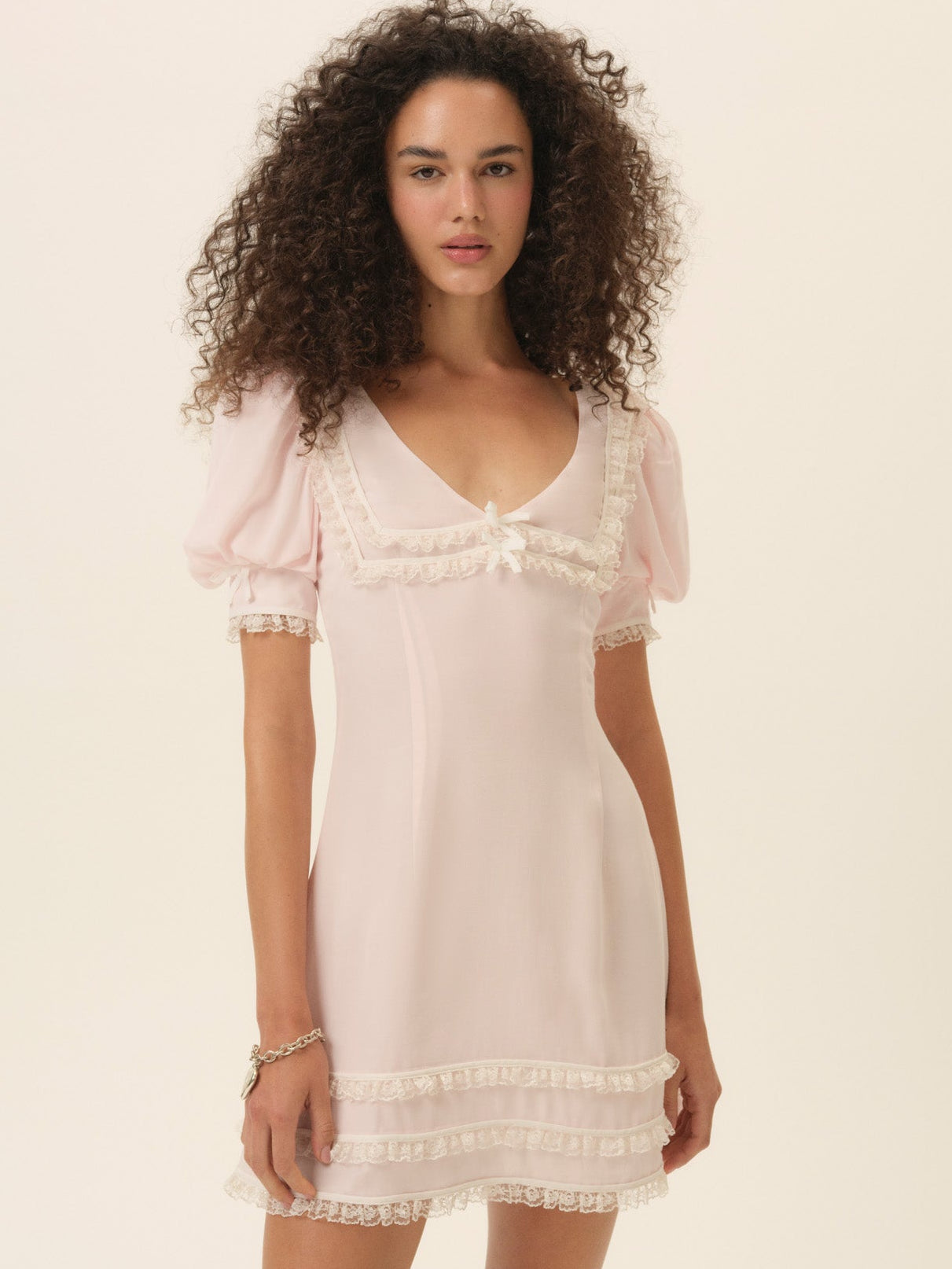 Ashley Mini Dress &amp;mdash; Pink