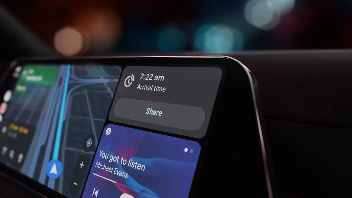 Android Auto arrival time