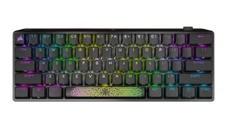 Corsair K70 Pro Mini Wireless valkoisella taustalla