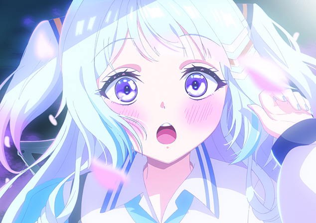 Artist's studio; an anime girl