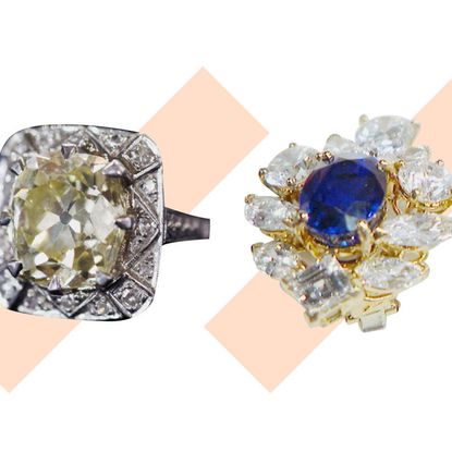 Blue, Jewellery, Gemstone, Fashion accessory, Diamond, Body jewelry, Yellow, Ring, Emerald, Aqua, 