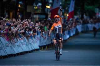 Ryan Roth (Silber Pro Cycling) takes solo win in Gastown