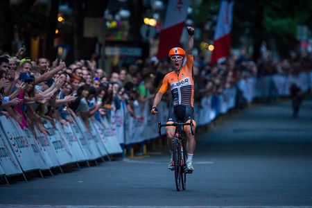 Ryan Roth (Silber Pro Cycling) takes solo win in Gastown