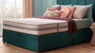 Silentnight lift replenish mattress on bed in bedroom