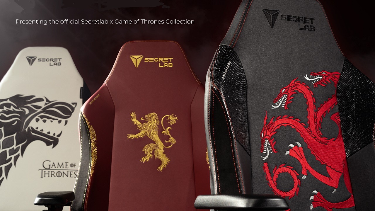 Secretlab Is Launching Game Of Thrones Gaming Chairs For A Cozier
