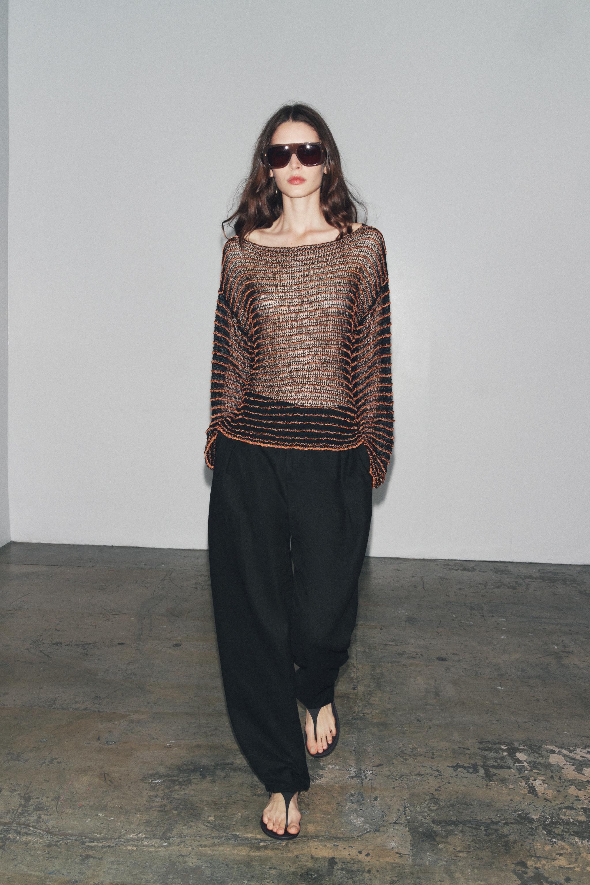 Open Knit Sweater