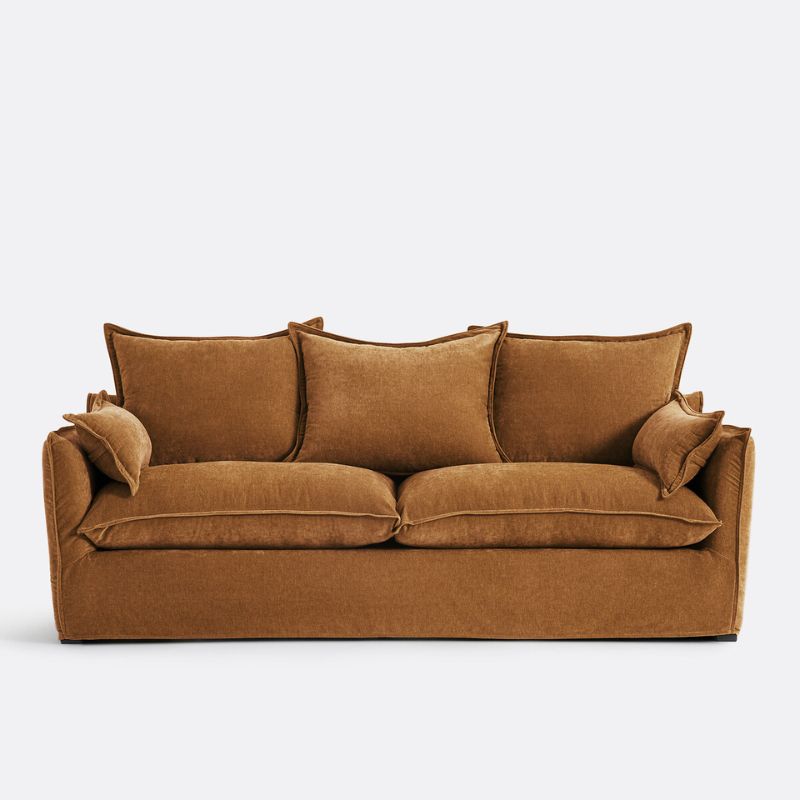 brown sofa