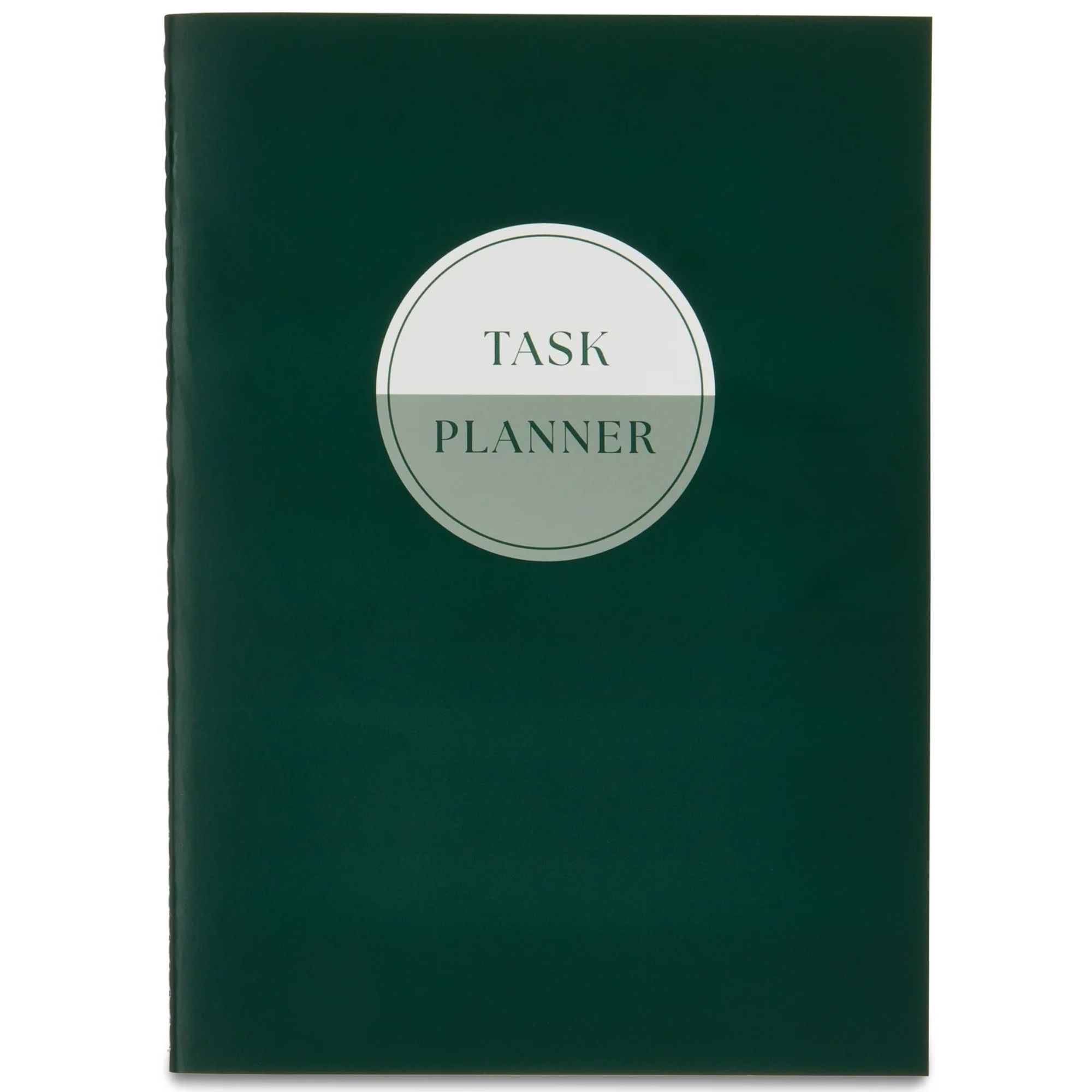 Green task planner book