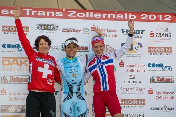 Trans Zollernalb Stage 1 women's podium
