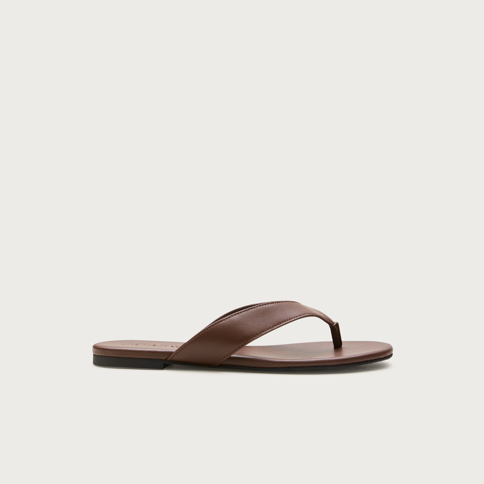 Audrey Slim Thong Sandals in Leather