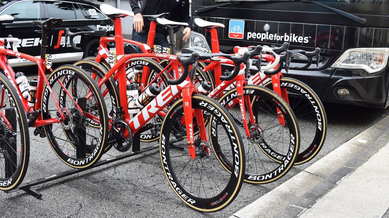 The Trek Madone Disc was spotted for the first time in the wild