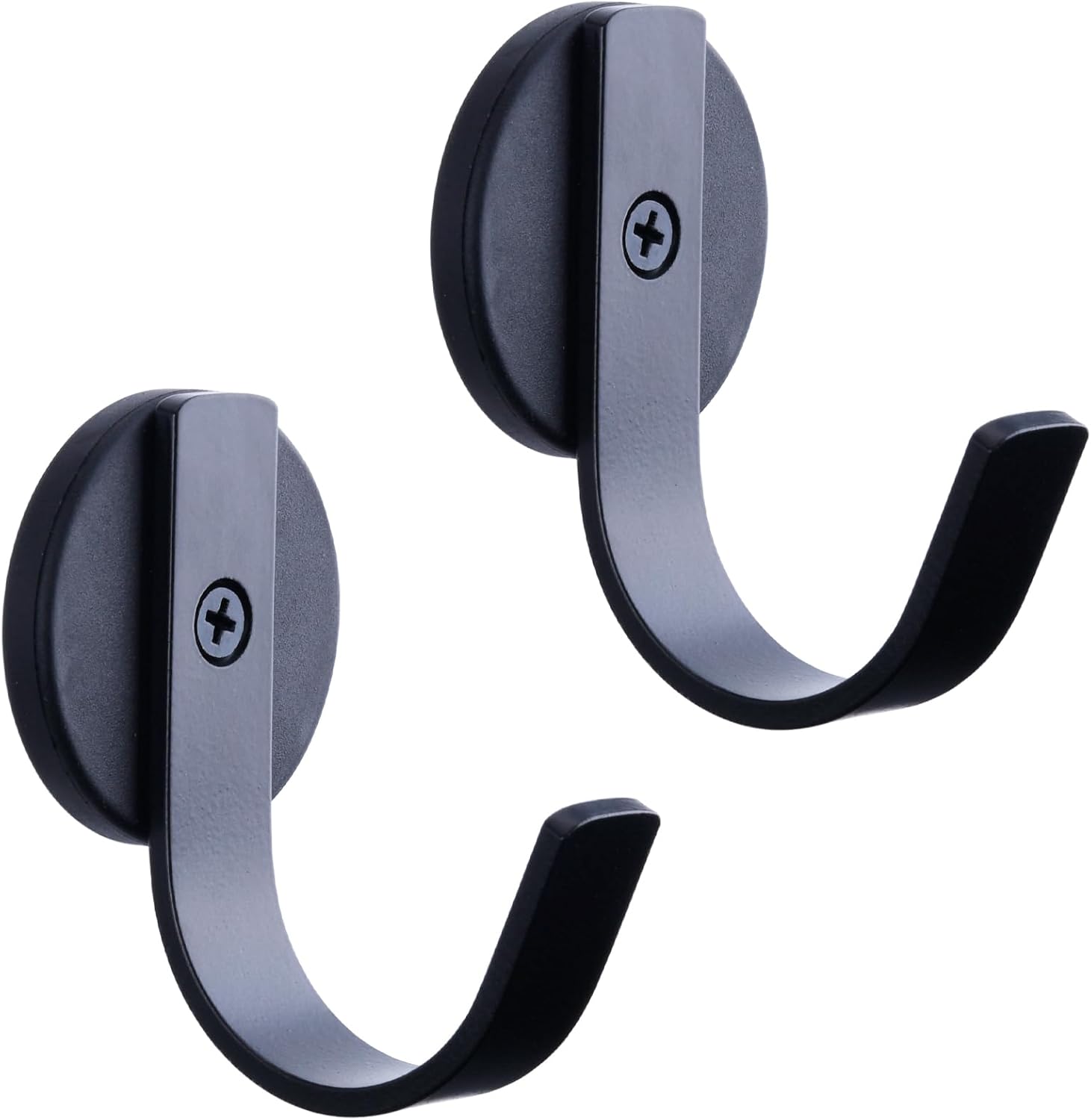 Levoshua Magnetic Wreath Hanger for Front Door, Wreath Hook Wreath Holder for Metal Door - Pack of 2