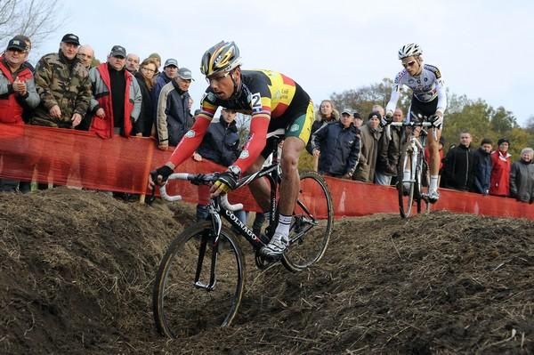 Sven Nys was back on song and riding like the Nys of old.