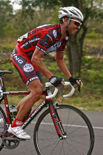 Francisco Mancebo (Rock Racing) goes hell-for-leather late in the stage.