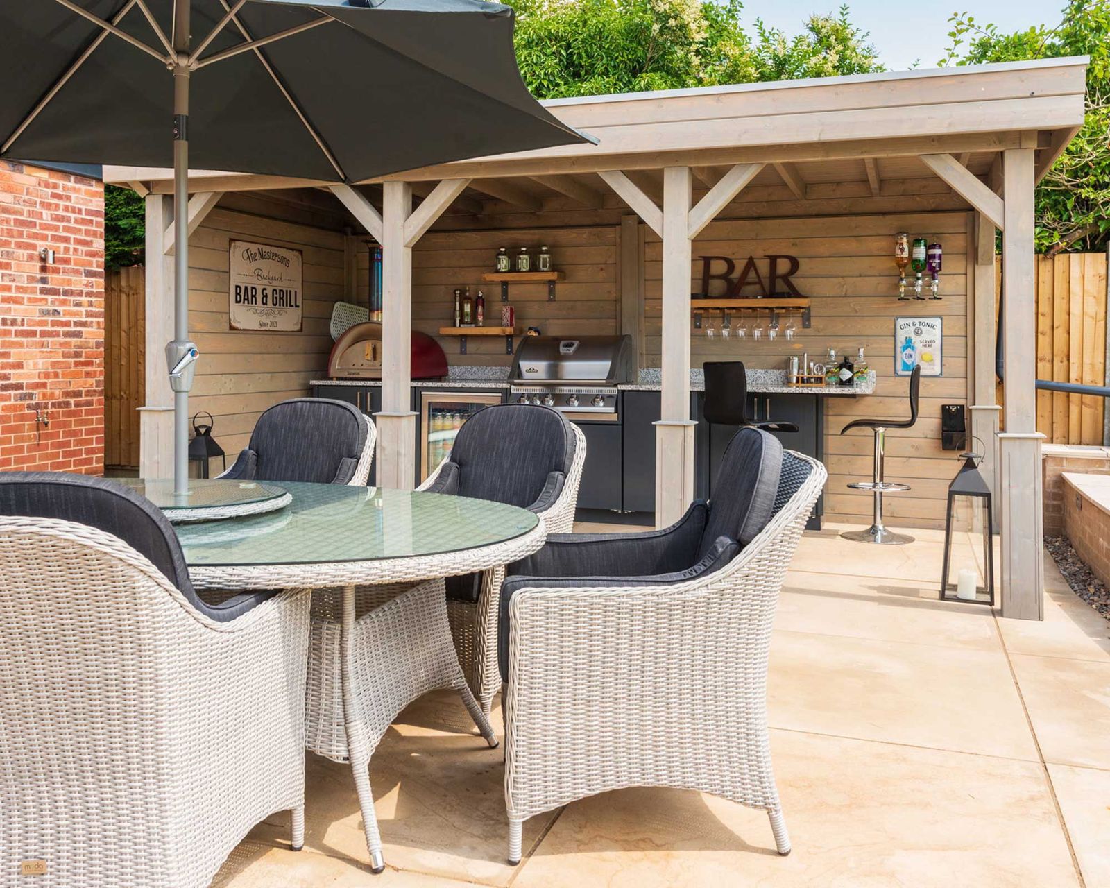 BBQ shelter ideas 10 covered cooking spaces Gardeningetc