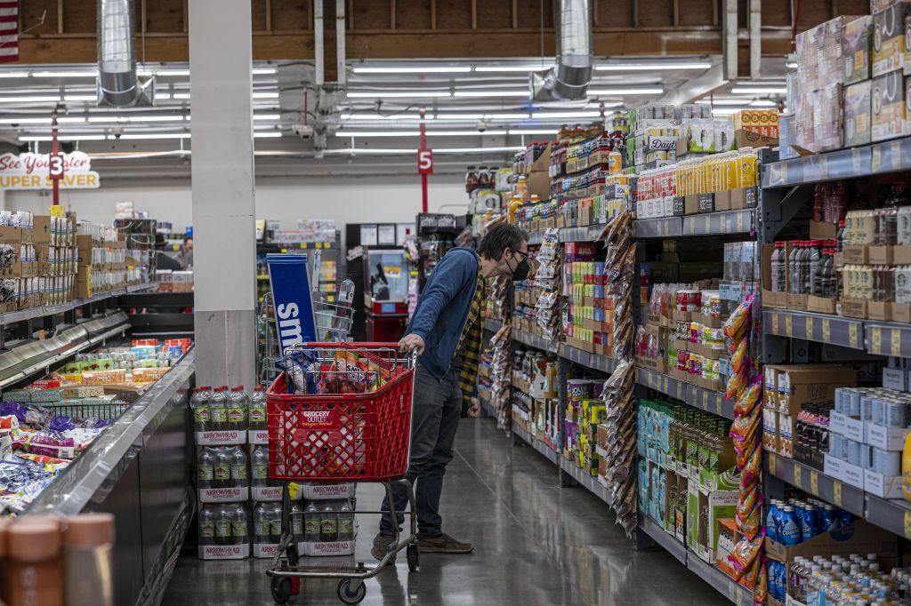 Grocery store shopper.