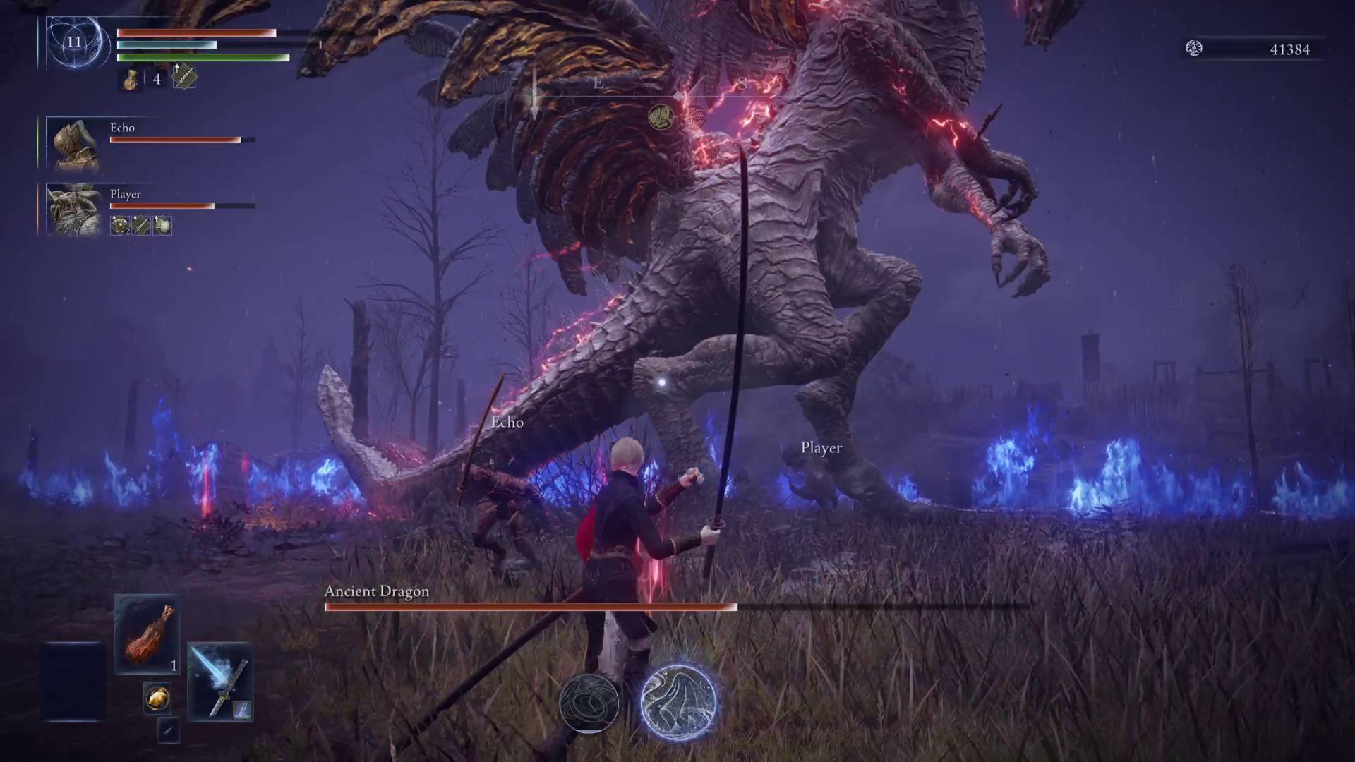 Elden Ring Nightreign classes Duchess character fighting dragon boss