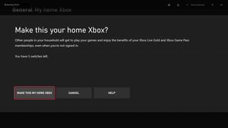 How to change your home Xbox