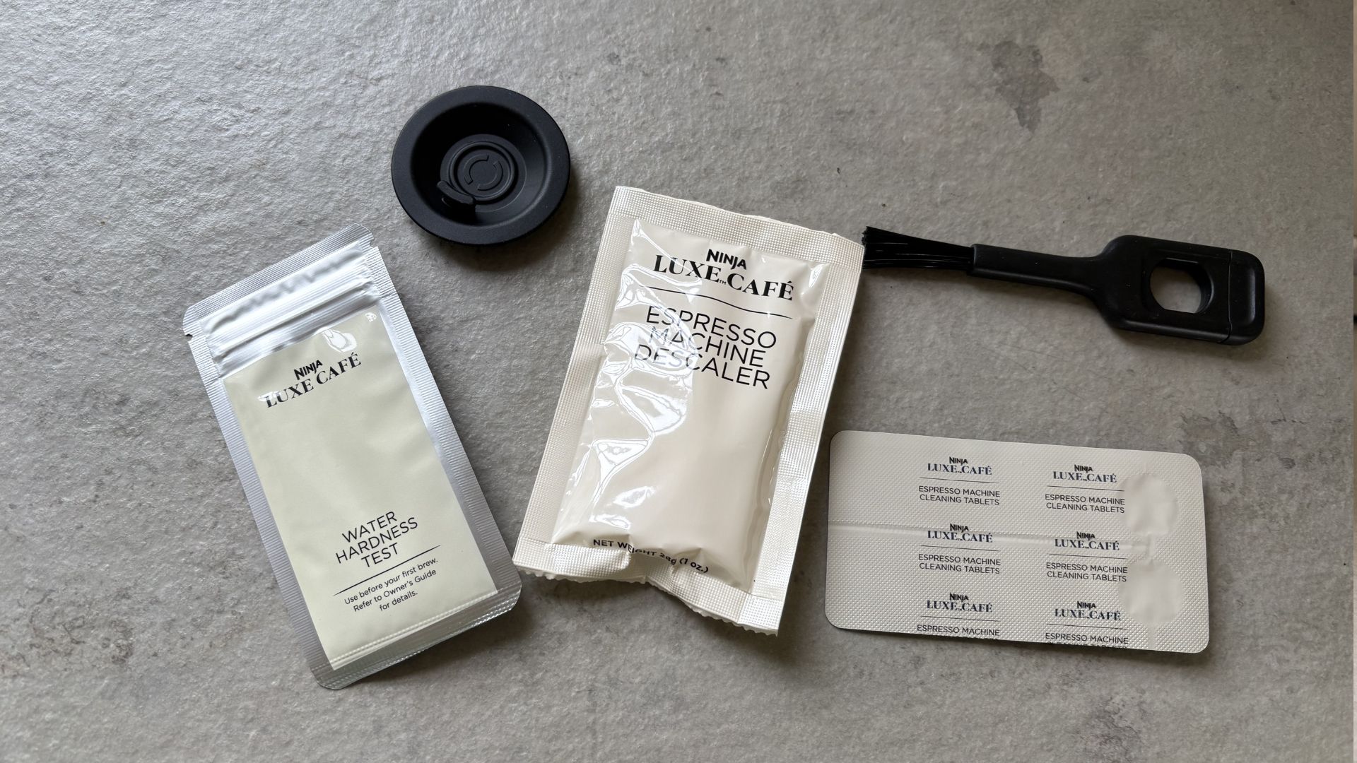 Cleaning tools for the Ninja Luxe Caf&amp;eacute; Mini Plus Espresso Machine