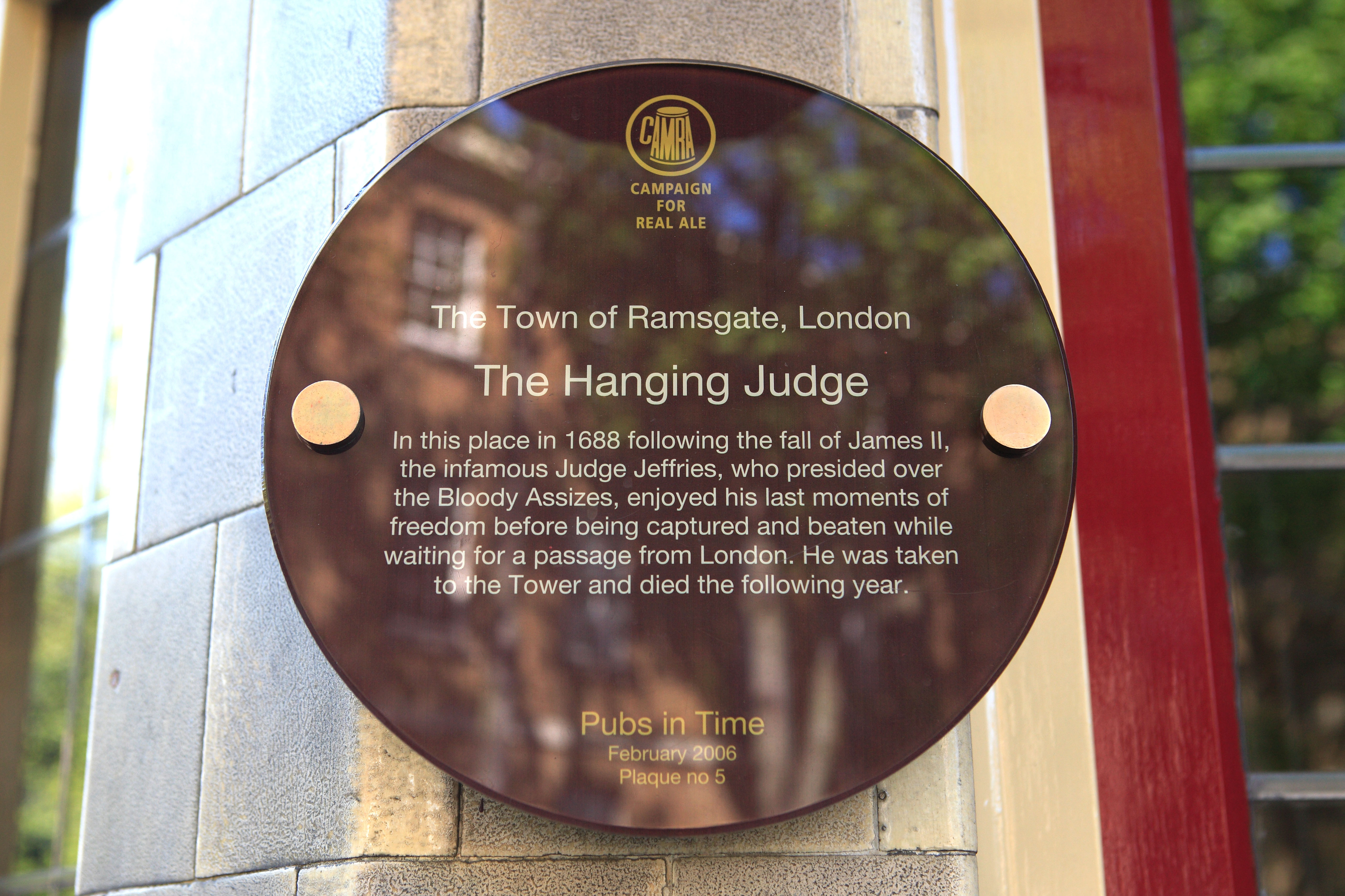 Town Of Ramsgate Pub, Wapping High Street. Image shot 2007. Exact date unknown.