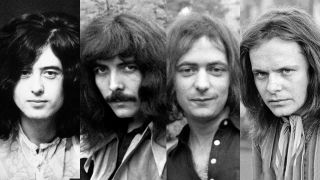Jimmy Page, Tony Iommi, Ritchie Blackmore and Paul Kossoff