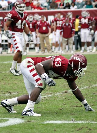 adrian robinson playing for temple university