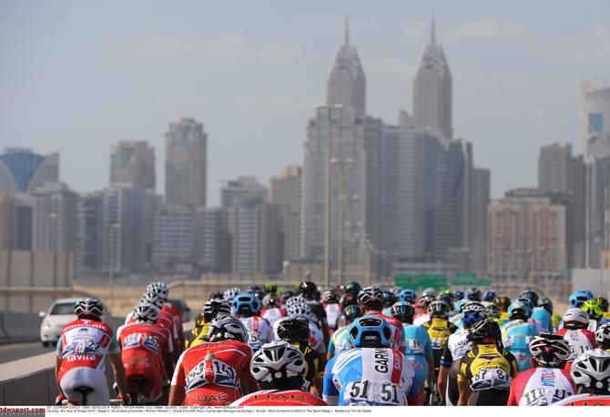 Riders head back to the city on the horizon