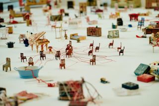 Connecting Small Memories, a mixed media installation at the Busan Museum of Art