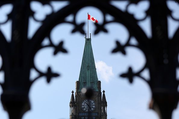 Parliament Hill in Ottawa.