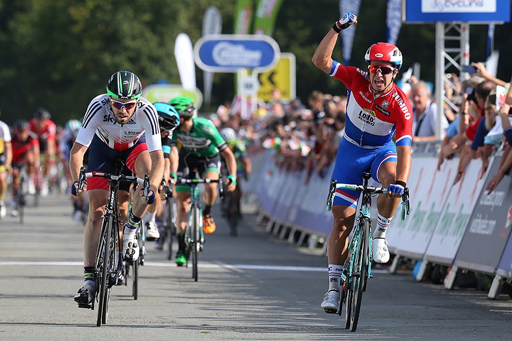 Dylan Groenewegen (LottoNL-Jumbo) won stage 4 of the Tour of Britain