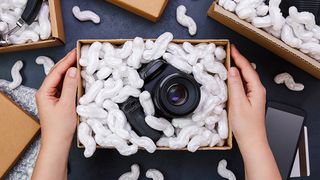 Unboxing a new camera