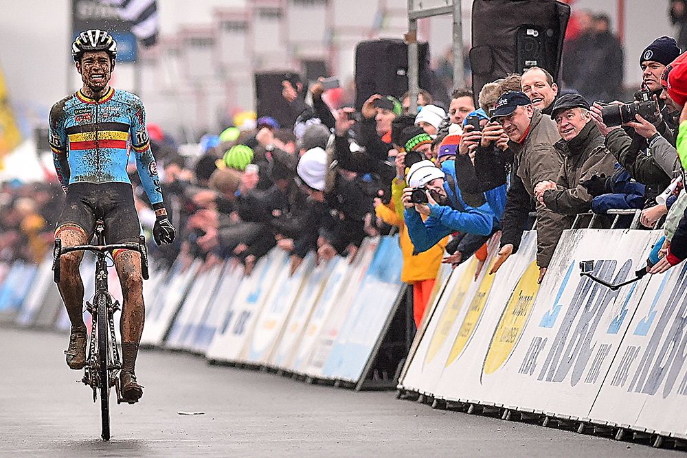 Wout Van Aert (Belgium) wins the 2016 UCI Cyclo-cross World Championships