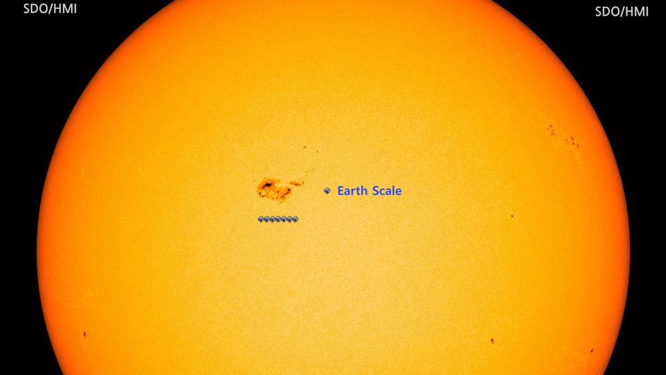 You can see a huge sunspot 7 times bigger than Earth — but be careful