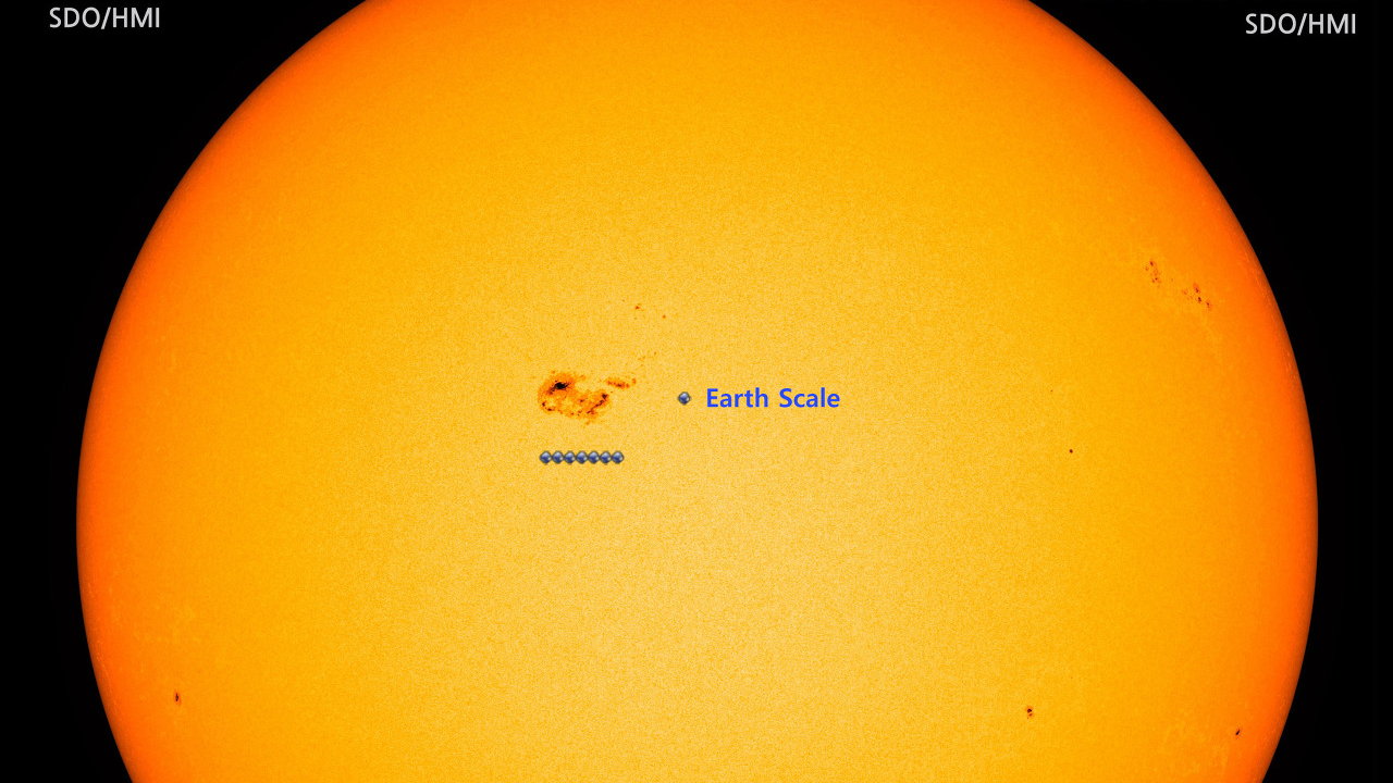You can see a huge sunspot 7 times wider than Earth right now — but be careful!