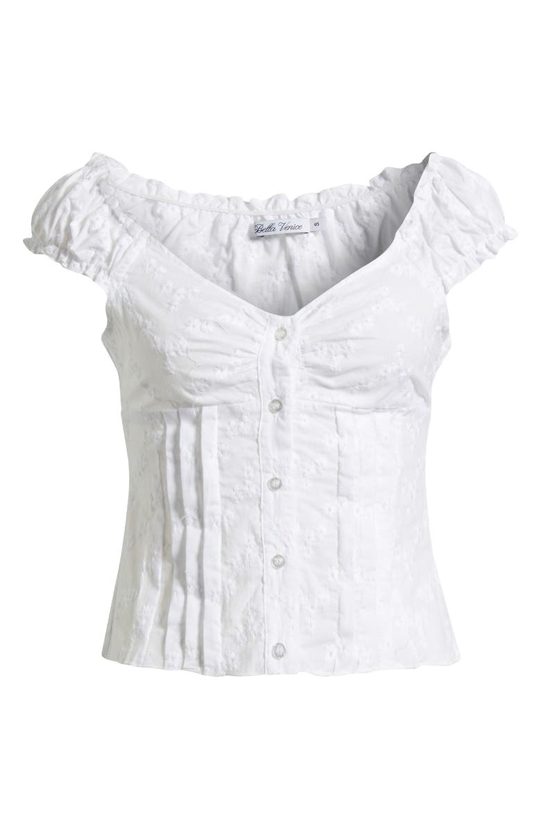 Embroidered Cotton Button-Up Shirt