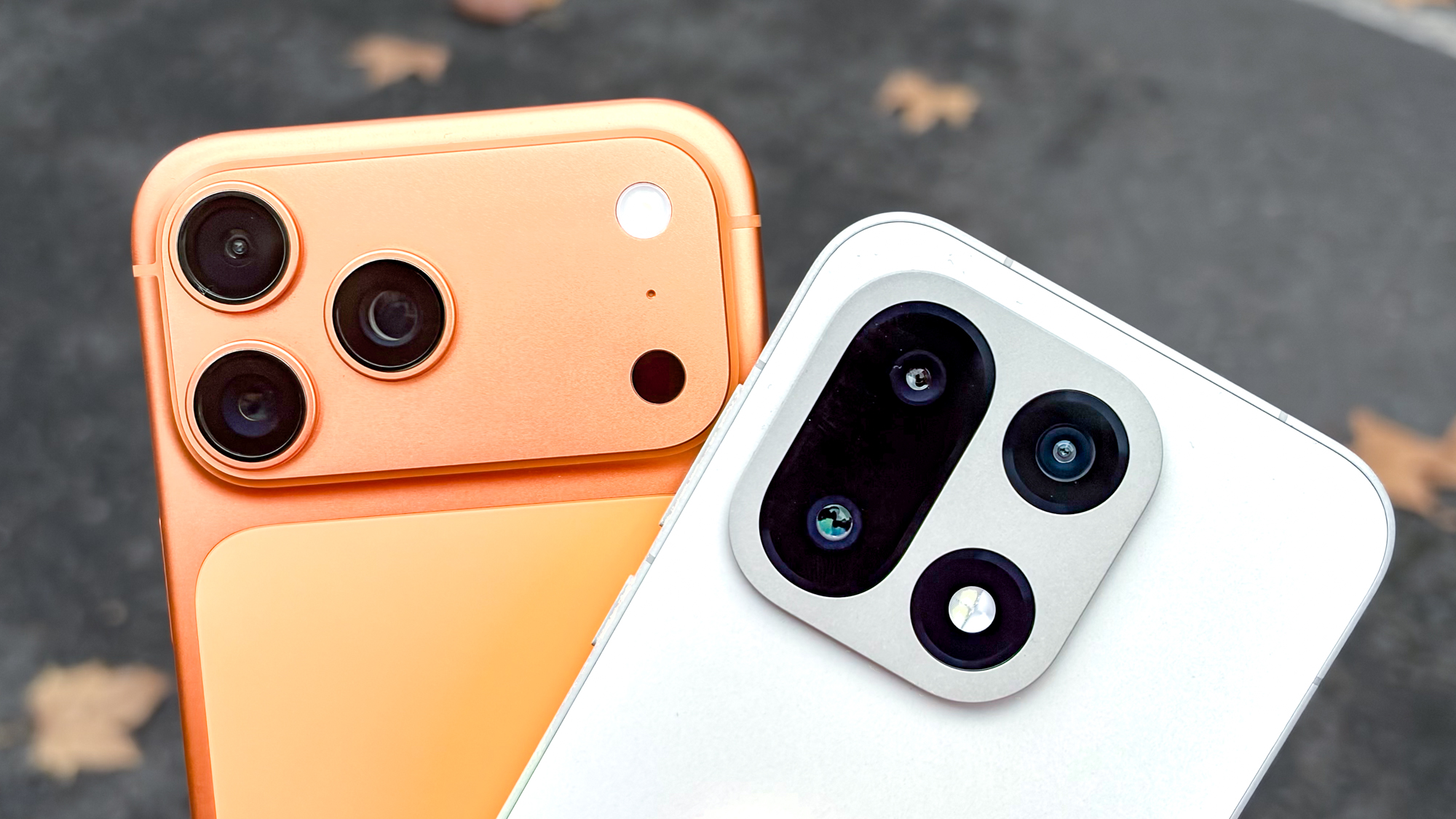 The iPhone 17 Pro Max and OnePlus 15