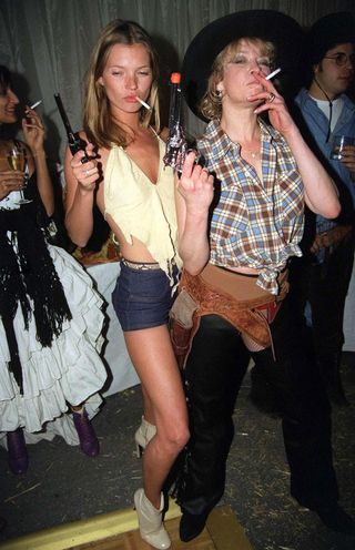 Kate Moss and Jo Wood