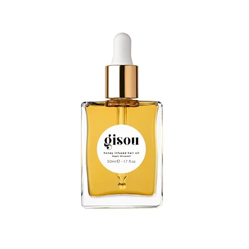 Gisou Honey Infused Hair Oil, Award-Winning Hydration, Frizz Control & Shine Treatment, Mirsalehi Honey & Botanical Oils, Heat Protection Up to 450°f, Lightweight Non-Greasy Oil for All Hair Types​