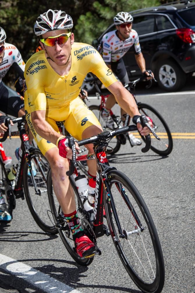 Serghei Tvetkov (Jelly Belly) at the base of the Archie Briggs climb